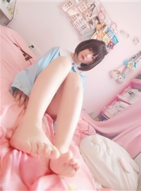 Kagura - No.63 light blue white socks(21)